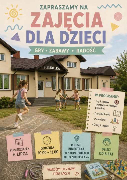 Zajęcia dla dzieci w bibliotekach